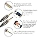 FosPower Audio Cable (3 FT), Stereo Audio 3.5mm Auxiliary Short Cord Male to Male Aux Cable for Car, Apple iPhone, iPod, iPad, Samsung Galaxy, HTC, LG, Google Pixel, Tablet & More