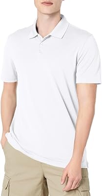 Polo de Golf à séchage Rapide pour Homme, Blanc, Taille L