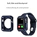 iiteeology Replacement for Apple Watch Case 42mm, Universal TPU Protective Case for Apple iWatch Series 3 Series 2 Series 1 - Midnight Blue