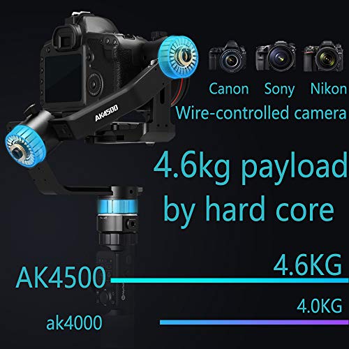 FeiyuTech AK4500 3Axis Gimbal Stabilizer Payload 4.6 KG for Mirrorless
