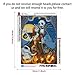 KISSBUTY 2 Pack 5D Full Drill Diamond Painting Kit, DIY Diamond Rhinestone Painting Kits for Adults and Beginner Diamond Arts Craft Home Decor, 15.8 X 11.8 Inch (Jack Halloween Skull)