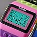 SHHORS Men's Ladies Blocks Constructor Digital LED Backlight Alarm Sport Wrist Watch LED088
