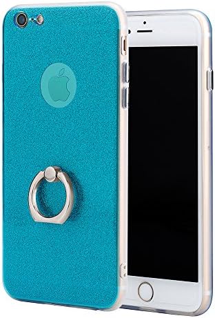 iPhone 6 Plus Case,iPhone 6s Plus Case,I SANG Multi-color Cover Cases with Aluminum Ring Stand for iPhone 6&amp;6s Plus 5.5 Inch-Blue