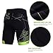 Beroy Cycling Men's Short,Custom Bike Shorts,Bicycle Tight,Black,Medium
