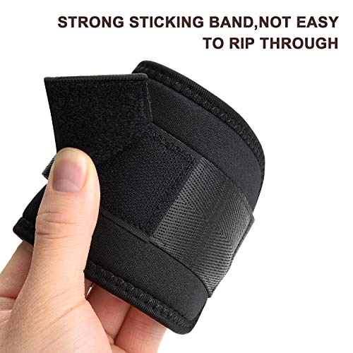 Yizhet 2PCS Ankle Straps for Cable Machines Weightlifting Gym Workout Fitness Double D-Ring Neoprene Padded Ankle Cuffs for Legs, Abs and Glute Exercises with Carry Bag Fits Men&Women
