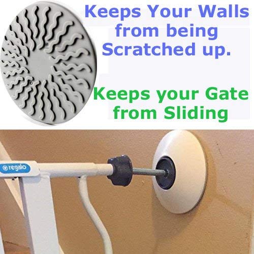 4 Pack Wall Cups for Baby Gates, Wall Protection Guard Saver Protects