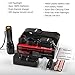 Relybo Tactical Rechargeable Flashlight Kit 1200 lumens, X800 CREE L2 LED Portable Military Emergency torch light, Zoomable Handheld waterproof flashlight set,5 Modes