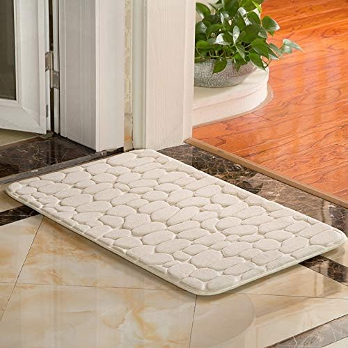 RAMCHA Modern Bath Mat (Gold, Polyester, 40x60 cm)
