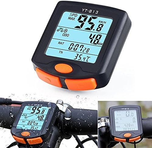 ML_Victor Bike Computer, Wireless Bicycle Speedometer, Bike Odometer Cycling, Waterproof Cycle Bike Computer Multi Function with LCD Digital Display Backlight
