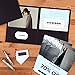 Avery Two Pocket Folders, Holds up to 40 Sheets, Business Card Slot, 25 Black Folders (47988)