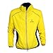 WOLFBIKE Cycling Jacket Jersey Long Sleeve Wind Coat, Color: Yellow, Size: XXXL
