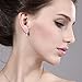 Gem Stone King 925 Sterling Silver 6MM Round Gemstone Birthstone Clip-On Earrings | Fine Jewelry Gifts for Her Mom Women Wife