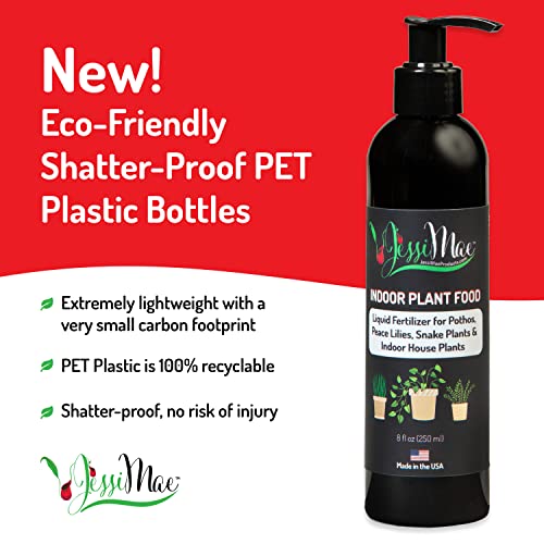 Jessi Mae Indoor Plant Food Liquid Fertilizer 111 NPK For