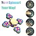 Mifanstech Cool Fidget Spinner Mini Colorful Hand Spinner Tri Spinner Fidget Toys(S2C)