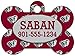Alabama Crimson Tide Personalized Dog Tag Pet Id Tag w/ Your Pets Name and Number