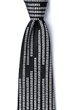 Ties Suck In Binary Code Black Microfiber Tie