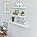 WELLAND Simons Floating Wall Shelf Ledge Shelves, 18-Inch, White