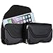 BOMEA iPhone 6s 7 8 Holster, Leather Belt Clip Case Holster Pouch Holder Cover for Apple iPhone 6s 7 or 8 (XL Size Fits Phone with Otterbox Lifeproof Thick Armor Case on) Black
