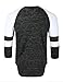 ZIMEGO Men's 3/4 Sleeve Baseball Football College Raglan Henley Athletic T-Shirt