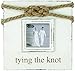 Mud Pie Tying The Knot Frame, Gold, 3x3