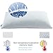 Memory Foam Pillow for Neck Pain, Side Back Sleepers - Shredded Hypoallergenic Bed Pillow with Removable Washable both Cool and Warm Cover - Queen