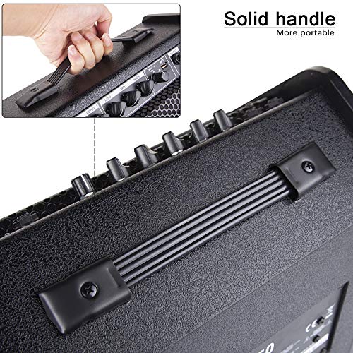 Coolmusic 100W Bluetooth Personal Monitor Electronic Drum Amplifier Dual Channel Speaker with 3-band EQ - Thumbnail 3
