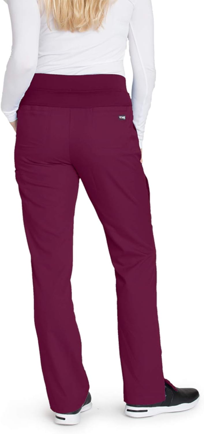 Grey's Anatomy 6-Pocket Flat Front Pant for Women– Modern Fit Medical Scrub Pant: Clothing