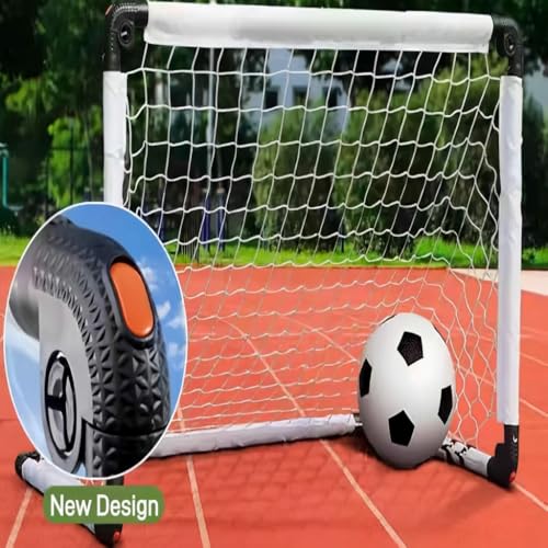 Kids Soccer Goal, Foldable Soccer Goal Toy, Portable Soccer Nets Training Goal Backyard Soccer Net Foldable Target Goal with Carry Bag for The Garden/Indoor/Outdoors Toy