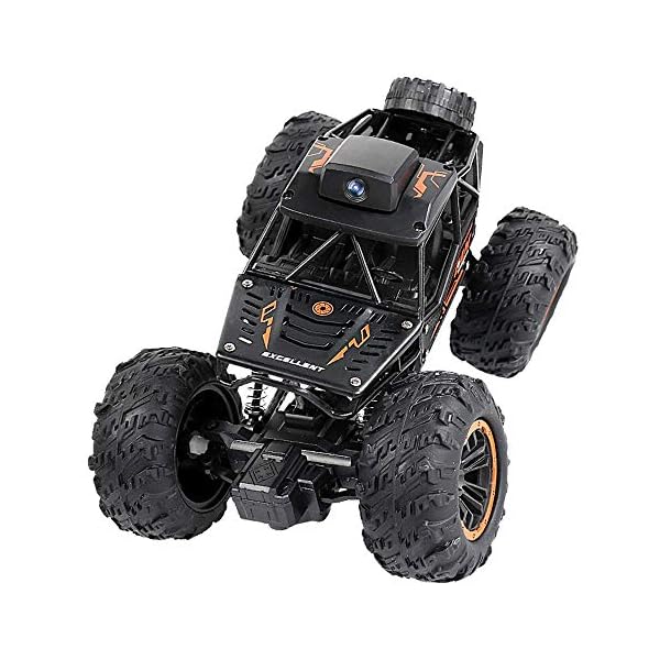 Weaston Mit Kameramodell Fernbedienung Auto 4WD Offroad-RC-Fahrzeug Bigfoot Monster Climbing Car 2.4G RC-Auto mit… – Bild 4