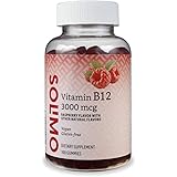 Amazon Brand - Solimo Vitamin B12 3000 mcg - Normal Energy Production and Metabolism, Immune System Support* - 100 Gummies (2