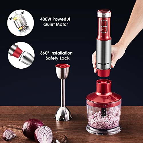 REDMOND Immersion Hand Blender, 5in1 Emmersion Handheld Electric