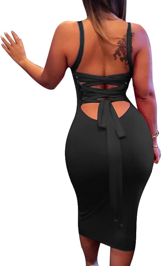 Floral Applique Lace Ruched Bodycon Midi Dress Backless Long Sleeve Stage Sexy | eBay