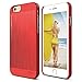 iPhone 6S Case, elago® [Outift Matrix][Extreme Red] - [Premium Hybrid Construction][Brushed Aluminum][Spark Design Award] - for iPhone 6/6S