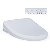TOTO® WASHLET®+ S7A Electronic Bidet Toilet Seat, EWATER+® Bowl and Wand Cleaning, Auto Open and Close Classic Lid, Elongated