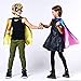 Superhero Capes and Masks Kids Dress up Costumes Set of 4 Boys & Girls Birthday Party Supplies Bonus a Bag