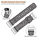 Maledan Compatible with Fitbit Charge 2 Bands for Women Men, Breathable Woven Fabric Replacement Accessory Strap Compatible with Fitbit Charge 2 and Charge 2 SE Fitness Activity Tracker, Large Small