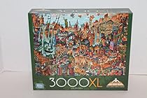Mega Puzzles 3000XL Large Grand Cat City 2 Ville Feline 2 Ciudad Felina 2