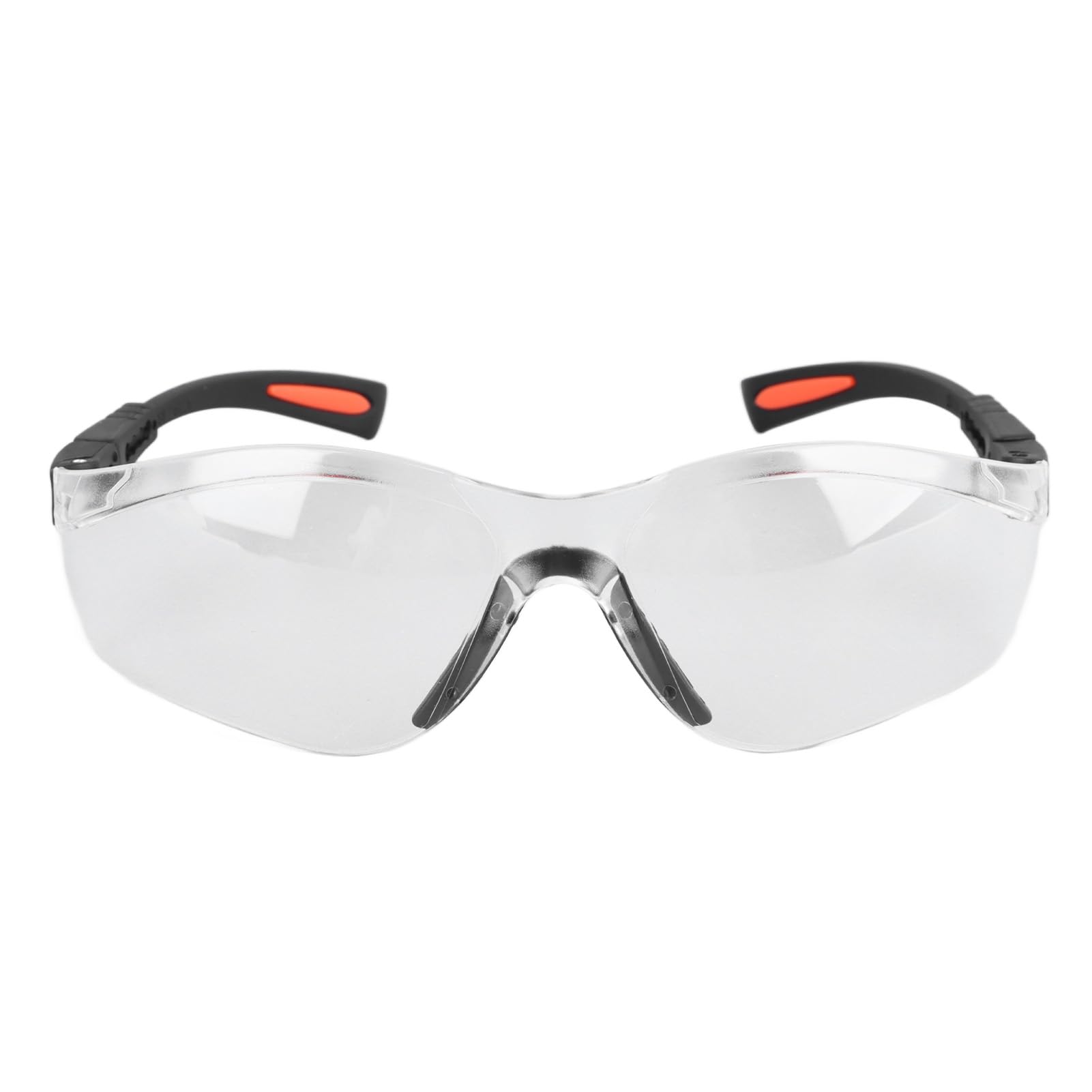 Clear Safety Glasses, Lightweight Protective Anti Fog Wrap Around Clear Shooting Safety Glasses with Soft Nose Pad & Adjustable Temple Feet