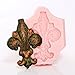 Silicone Mold French Lily Scroll Work Food Safe Fondant, Resin, Polymer Clay, Craft, Jewelry Food Mold.