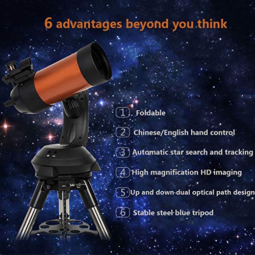 51CzOJ64%2BkL THESEUS Astronomical Telescope Intelligent Automatic Star Search Binoculars with Tripod, Professional Stargazing Telescope for Children Adult Beginners - Image 4