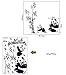 BIBITIME Black&White Mother Baby Pandas Eating Bamboos Wall Stickers Decor for Bedroom Vinyl Decals