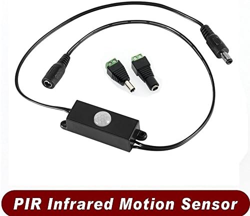 COLINKIND Vision LED Strip Automatic Mini DC 5V-24V PIR Body Infrared Motion Sensor DIY Switch 5A With DC Power Terminal Block For Easy Installation