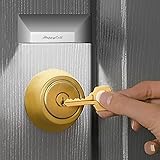 Keyhole Light Lamp,HappyCell?PIR Infrared IR Wireless Auto Sensor Motion Detector Door Keyhole 4 LED Light lamp Stick-on Anywhere Tap Lights (Battery Operated)