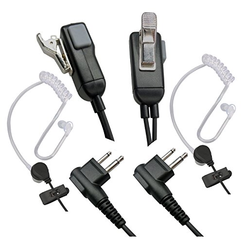 Covert surveillance headset two way radio earpiece nois…