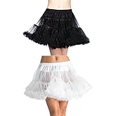 MEOWCOS.COM womens women Meowcos Women’s Petticoat Lolita Short Skirts Tutu Crinoline Underskirt