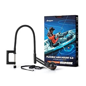 Deeper – Bras Flexible Deeper 2.0 – Nouveau Design Pour Une Meilleure Utilisation Sur Votre Kayak Ou Float Tube