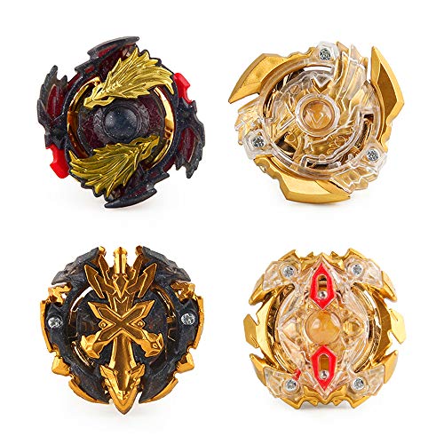 Bey Battle Burst Tops Metal Fusion for Blades Battling Tops Kids Toys Gyro , x4 High Performance Gyro Attack Set, with Launcher and Grip Starter and Stadium Arena,Parent-Child Interactive Toy - Thumbnail 4