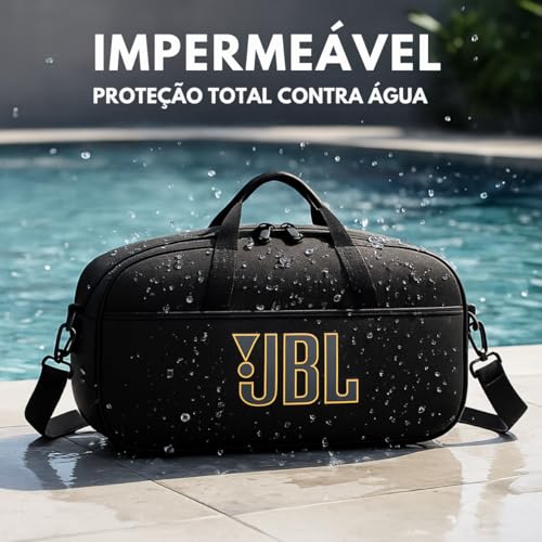 Bolsa Capa Case Compatível com Boombox 4 - Alça Resistente, à Prova D'Água, Acolchoada Premium