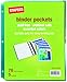 Staples Divider Pockets, 3-Hole Punched, 5 Set, Assorted Colors, 1 Set/Pack