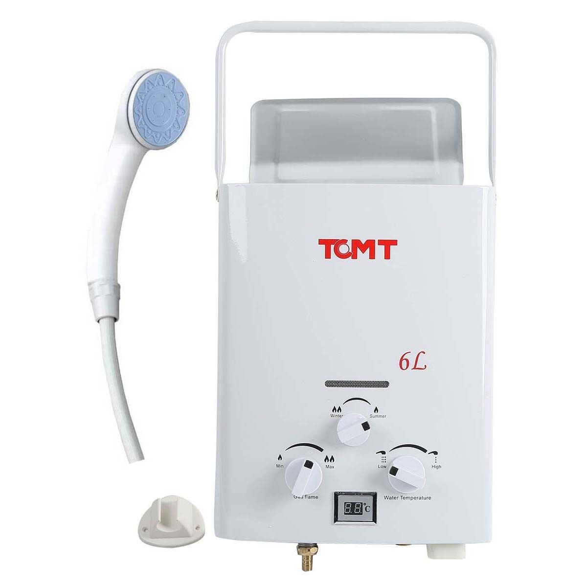 TC-Home 1.6GPM 6L Propane Gas Instant Tankless Hot Water Heater Outdoor (Propane Gas-6L)